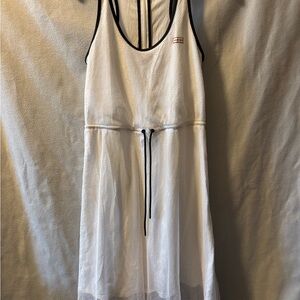 Hunter White Mesh Top with Black Accents